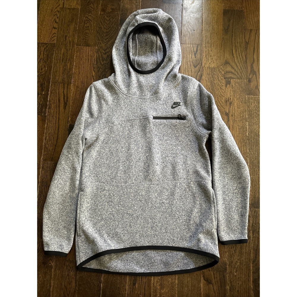 Nike Pullover Hoodie‎ Sweatshirt Women's Size Small Grey Gym Athleisure
